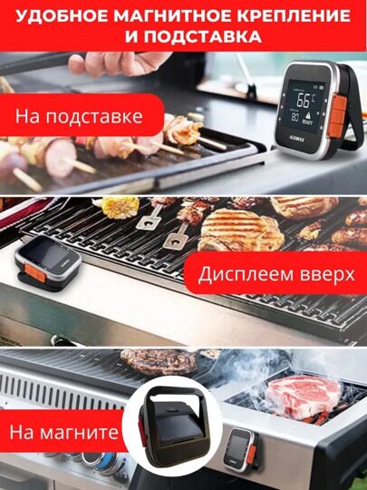 BBQGURU Термометр для гриля WR01 2 щупа в комплекте