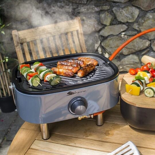 Портативный газовый гриль SAHARA Mini BBQ Gray