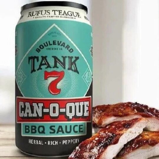 RUFUS TEAGUE Cоус барбекю Can-O-Que TANK 7 от пивоварни Boulevard Brewing Co