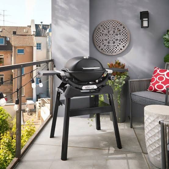 Газовый гриль Weber Q 1200N с подставкой 1501085